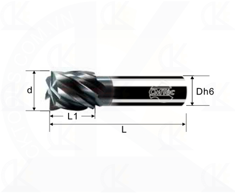 Dao nhấn lỗ bậc CMTec CLES6, Dao nhấn CMTéc CLES6