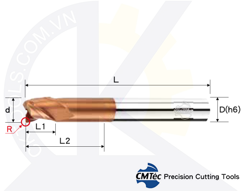 Dao phay CMTec NESD3, Dao phay thép CMTéc NESD3