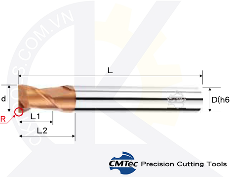 Dao phay CMTec NESDM2-NESD2, Dao phay ngón CMTéc NESDM2-NESD2