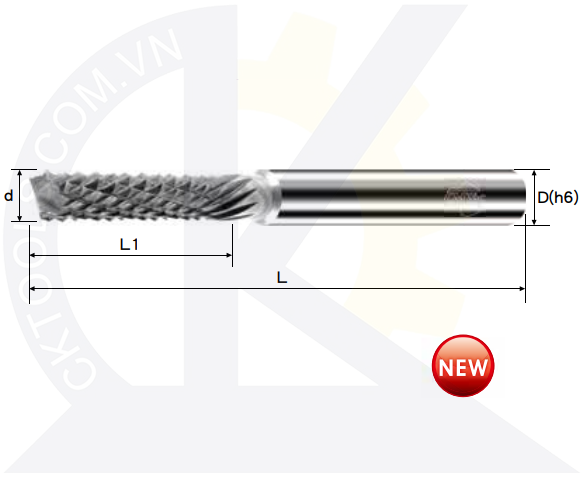 Dao phá nhựa CMTec, Dao phá CMTéc CEFM-CEF