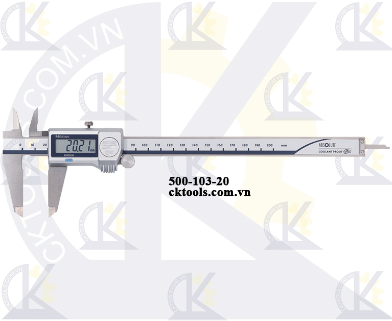 Thước cặp điện tử 0-200mmx0.01 IP67-500-703-20